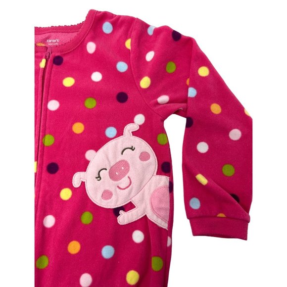 Little Girl's Valentine Dress & Pink Sleeper - Size 4T - Picture 6 of 8